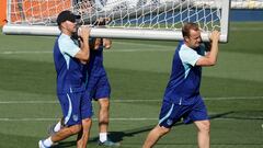 Simeone felicita a la plantilla