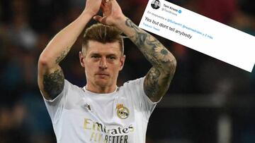 Tiene más clase que un colegio: la respuesta genial de Kroos a un tuitero crítico con él