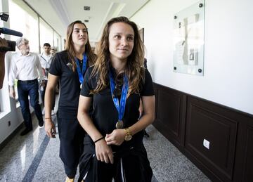 La RFEF recibe a las subcampeonas del mundo