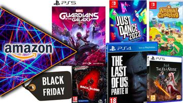 Black Friday en Amazon: las mejores ofertas en videojuegos para PS4, PS5, Switch y Xbox