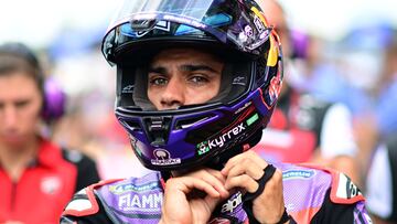 Jorge Martín se prepara para la carrera del GP de Malasia de MotoGP.