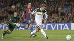 Torres le marcaba as&iacute; al Barcelona en semifinales de la Champions.
 