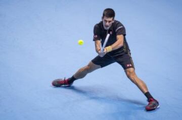 Novak Djokovic tuvo algunos problemas para superar a Nishikori.