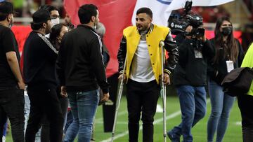 Alexis Vega of Guadalajara during the game Guadalajara vs Toluca, corresponding to Round 3 of the Torneo Clausura 2023 of the Liga BBVA MX, at Akron Stadium, on January 21, 2023.
<br><br>
Alexis Vega de Guadalajara durante el partido Guadalajara vs Toluca, Correspondiente a la Jornada 03 del Torneo Clausura 2023 de la Liga BBVA MX, en el Estadio Akron, el 21 de Enero de 2023.