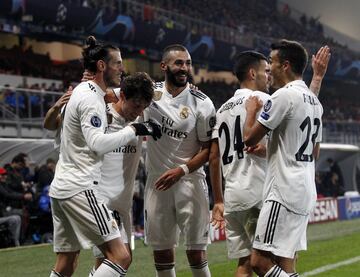 0-4. Gareth Bale celebró el cuarto gol.