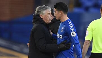 Carlo Ancelotti explic&oacute; el cambio de James Rodr&iacute;guez ante Crystal Palace.