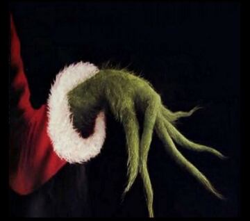 Muchos lo están comparando con las manos del Grinch