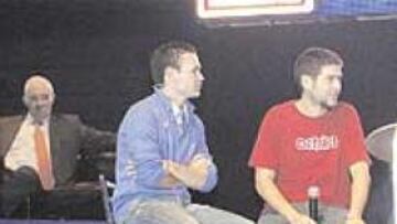 <b>DESPEDIDA A LA SELECCIÓN. </b>Hace diez días, José Ramón de la Morena hizo un programa de despedida a la Selección en el Palacio de los Deportes, al que se sumó Estopa.