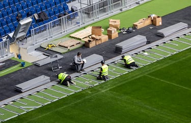 La preocupación por el césped por parte del Real Madrid es algo que se quiere controlar debido a que al club blanco le queda la mayor parte de la temporada todavía por delante.