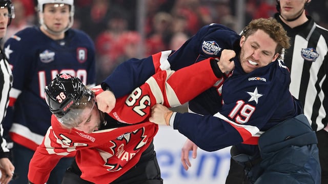 Fighting in hockey is part of the game and we saw that in the USA vs Canada matchup last year in the 4-Nations tournament, but Olympic hockey is different.