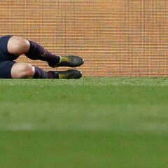 Lenglet perdió un diente mientas marcaba a Salah