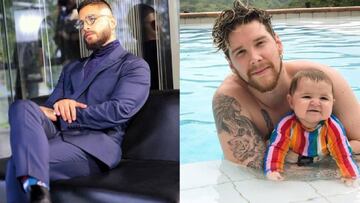 Maluma compartió con la hija de Dim, integrante de Piso 21.
