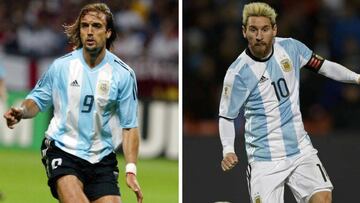 Cuando Messi desplazó a 'Batigol'