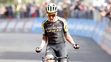 31/05/19 GIRO DE ITALIA
 ETAPA 19 TREVISO a SAN MARTINO DI CASTROZZA
 ESTEBAN CHAVES GANADOR ETAPA CICLISMO GIRO 2019