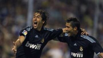 Ra&uacute;l y Cristiano, en la etapa en la que coincidieron en el Real Madrid.