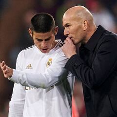 James, el menos usado por Zidane en 200 juegos como DT