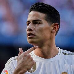 James, convocado para el derbi ante Atlético de Madrid