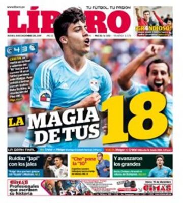 Portadas de la prensa mundial