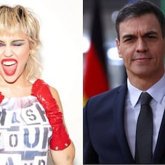 El mensaje de Miley Cyrus a Pedro Sánchez que ha revolucionado las redes