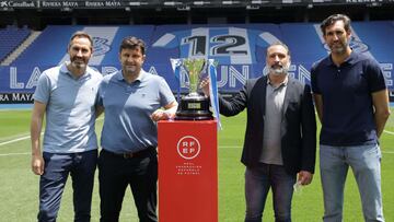 Vicente Moreno, Catoira, Rufete y Diego L&oacute;pez.