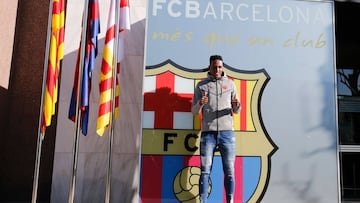 Yerry Mina ya est&aacute; listo para debutar en el Barcelona.