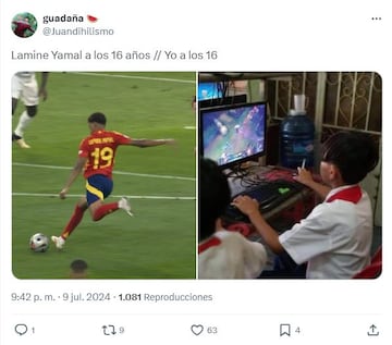 Lamine y la victoria española, protagonistas de los memes de la semifinal