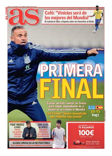 Las portadas de AS de noviembre