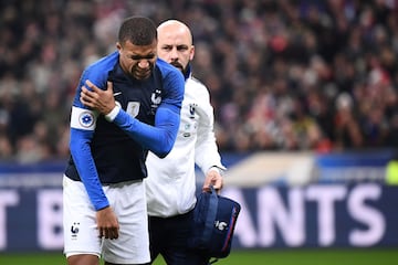 Lesión de Kylyan Mbappé.