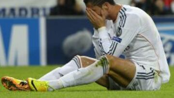 Cristiano se duele del pie.