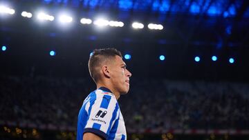 Hector Moreno of Monterrey during the 13th round match between Monterrey and Guadalajara as part of the Torneo Clausura 2024 Liga BBVA MX at BBVA Bancomer Stadium on March 30, 2024 in Monterrey, Nuevo Leon, Mexico.