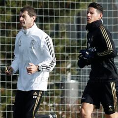 James muestra avances de su recuperación: Trabajo en grama