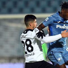 Atalanta empata sin goles con Spezia y Duván juega 66'