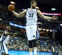 Marc Gasol: sólo 12 minutos en la derrota ante los Miami Heat