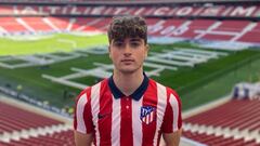 Fede Oliva en el Wanda Metropolitano.