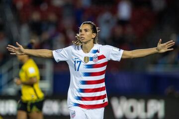 Heath llegó a la final de la NWSL junto a Portland, pero no les alcanzó para coronarse. Este año anotó 7 dianas para para su selección.