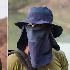 Este sombrero de pescador te protege del sol al hacer senderismo