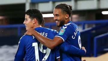 Calvert-Lewin, delantero del Everton volvió a elogiar a James Rodríguez. Para el atacante de 23 años, el colombiano ha demostrado su calidad desde que llegó
