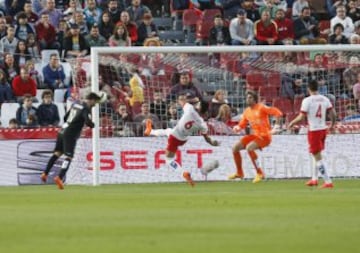 Víctor marca el 0-2.