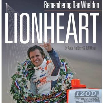 Portada de libro tributo a Wheldon.