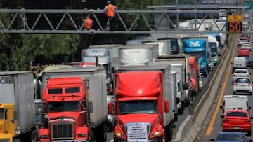 Conoce las vialidades cerradas en en la autopista México-Puebla por bloqueo de transportistas para este 7 de julio.