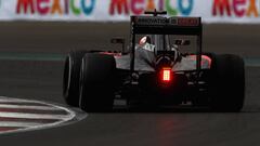 La parte trasera del McLaren de 2016, donde se aloja el motor de Honda.