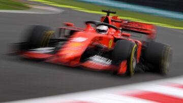 Vettel (Ferrari SF90). M&eacute;xico, F1 2019. 