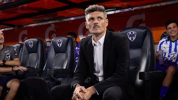 Fernando Ortiz head coach of Monterrey during the Quarterfinals second leg match between Monterrey and Tigres UANL as part of the Torneo Clausura 2024 Liga BBVA MX at BBVA Bancomer Stadium on May 12, 2024 in Monterrey, Nuevo Leon, Mexico.
