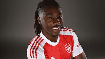 Eze, con el Arsenal.