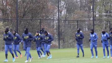 El entrenamiento de Ecuador para enfrentar a Colombia