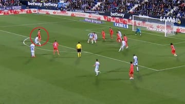 Desinterés de Asensio en el gol del Leganés: no presionó a Silva