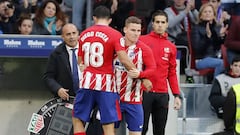 Gameiro sustituy&oacute; a Costa.