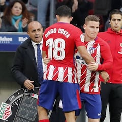 Diego Costa "fue sustituido por unas molestias musculares"