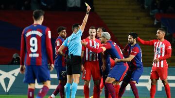 03/12/23 PARTIDO PRIMERA DIVISION
FC BARCELONA - ATLETICO DE MADRID
TARJETA ARAUJO