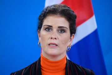 La ministra de Asuntos Exteriores islandesa, Thórdís Kolbrún Reykfjörd Gylfadóttir. Europa Press.